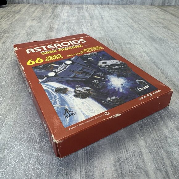 Atari 2600 Asteroids Video Computer System Game Program Complete Box VGC - Picture 12 of 15